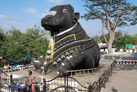 The Nandi statue in Mysore